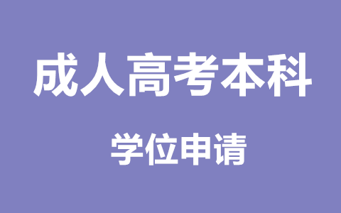 长沙成考本科学位申请要求