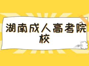 湖南成人高考院校