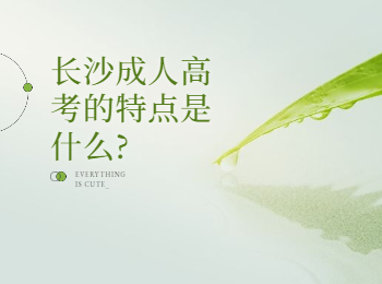 长沙成考网 长沙成考特点