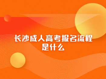 长沙成人高考报名流程